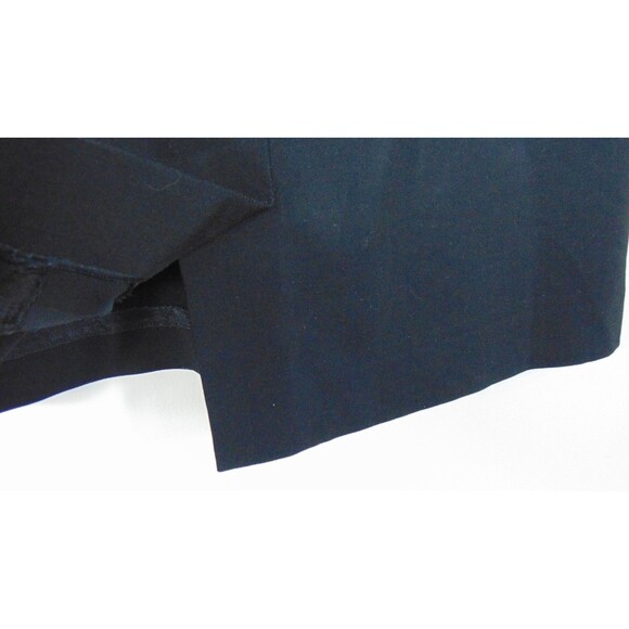 Dolce & Gabbana Solid Black A-line Skirt Womens Size 44 Luxury Career Y2k Vtg 6 - Picture 6 of 7